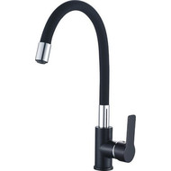 Смеситель для кухни Haiba HB70113-7, хром/черный фото 