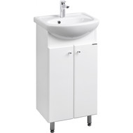 Тумба напольная с раковиной Акватон Мира 45 см 1A1044K1MR010, белый фото 