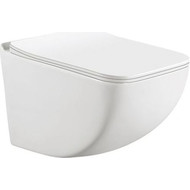 Унитаз подвесной безободковый Sole Duo с крышкой микролифт фото 