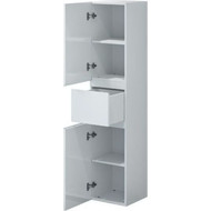 Пенал подвесной Mirsant Next 340 35 см (универсальный) белый фото 