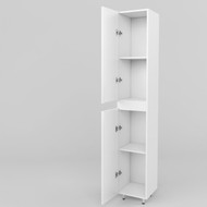 Пенал напольный Mirsant Next 340 35 см (универсальный) белый фото 