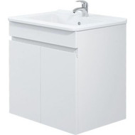 Тумба подвесная с раковиной Mirsant Next 60 см (раковина Next 60), белый фото 