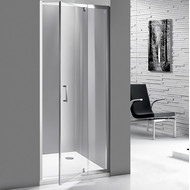 Душевая дверь Mirsant Smart Line1 90-100 см хром/прозрачное фото 