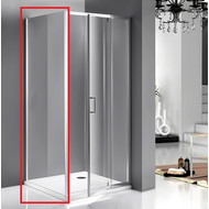 Боковая стенка Mirsant Line2 90 см хром/прозрачное фото 