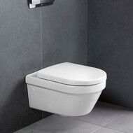 Унитаз подвесной Villeroy&Boch Architectura Rimless 4694HR01 с крышкой микролифт фото 