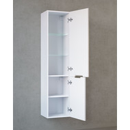 Пенал подвесной Jorno Modul 35 см Mоl.04.150/P/W, белый фото 