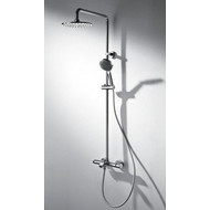 Душевая стойка с термостатом BRAVAT WATERFALL F639114C-A2-RUS фото 