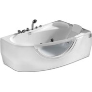 Ванна гидромассажная Gemy G9046 II B 171x99 см R фото 