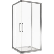 Душевое ограждение Bas Neo CR-90-C-CH 90х90 см, хром/прозрачное фото 