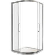Душевое ограждение Bas Neo R-90-C-CH 90х90 см, хром/прозрачное фото 