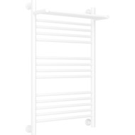 Полотенцесушитель водяной Сунержа Богема с полкой+ П14 800х500 мм 30-0223-8050, белый матовый фото 