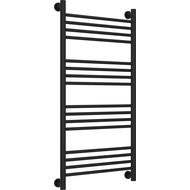 Полотенцесушитель водяной Сунержа Богема+ П16 1000x500 мм (прямая перемычка) 31-0220-1050, чёрный матовый фото 