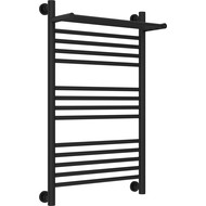 Полотенцесушитель водяной Сунержа Богема с полкой+ П14 800х500 мм 31-0223-8050, чёрный матовый фото 
