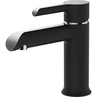 Смеситель для раковины Haiba HB10805-7, черный/хром фото 