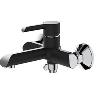 Смеситель для ванны Haiba HB60805-7, черный/хром фото 