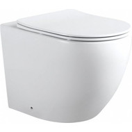 Унитаз приставной безободковый Aquanet Rimless Cetus 2.0 F LX-1902 243540 с тонкой крышкой микролифт фото 
