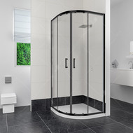 Душевое ограждение RGW CL-53B 80х80 см 06095388-14, черный/прозрачное фото 