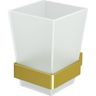 Стакан для зубных щеток WasserKraft Sauer K-7928, цвет золото фото 