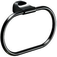 Кольцо для полотенец Gedy G-Stelvio ST70(14), цвет чёрный матовый фото 