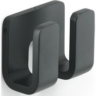 Двойной крючок Gedy Outline 3228(14), цвет чёрный матовый фото 