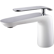 Смеситель для раковины Lemark Melange LM4906CW, хром/белый фото 