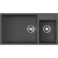 Кухонная мойка Omoikiri Tedori 85-2-U PL 4993947, платина, Цвет производителя: платина фото 