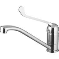Смеситель для кухни/раковины с локтевой (хирургической) ручкой Lemark Project LM4604C фото 