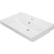 Раковина врезная на столешницу Sanita Luxe Fest WB.FN/Fest/80-C/WHT.G/S1 80 см фото 