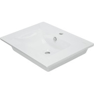 Раковина врезная Sanita Luxe QUADRO 60 см WB.FN/Quadro/60-C/WHT.G/S1 фото 