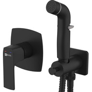 Набор для гигиенического душа Lemark Ursus LM7219BL, черный фото 