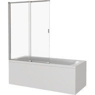 Шторка для ванны Bas Screen SL-100-C-CH 1000х1400 мм, хром/прозрачное фото 