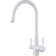 Смеситель для кухни Lemark Comfort LM3075W, белый фото 