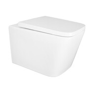 Унитаз подвесной безободковый Azario Nova AZ-2216 с крышкой микролифт фото 