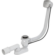 Сифон для ванны AlcaPlast A51CR 100 пластик фото 