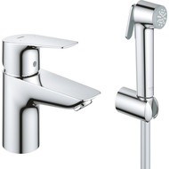 Смеситель для раковины с лейкой для биде Grohe BauEdge 23757001 фото 