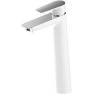 Смеситель для раковины высокий Iddis Cloud CLOSB01i01, белый/хром фото 