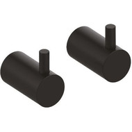 Двойной крючок Iddis Petite PET2SB3i41, цвет чёрный матовый фото 