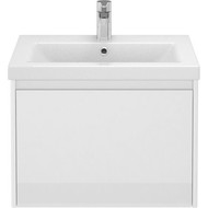 Тумба подвесная с раковиной Velvex Klaufs 60 см tpKLA.60.1Y-616.216, белый глянец фото 