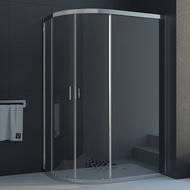 Душевое ограждение Veconi Rovigo 100х90 см RV03-10090A-01-19C1, хром/прозрачное фото 