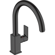 Смеситель для кухни Hansgrohe Vernis Shape 71871670, черный матовый фото 