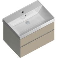 Тумба подвесная с раковиной Kerama Marazzi Cubo 70 см CU.70\LIM, лимо фото 