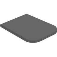 Сиденье с крышкой для унитаза Globo Stone микролифт ST022.AR/cr, черный матовый фото 