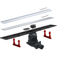 Трап Pestan (BETTOSERB) Confluo Frameless Line 45 см 13701229, хром матовый (под плитку), Цвет производителя: хром, Размер трапа: 450 фото 