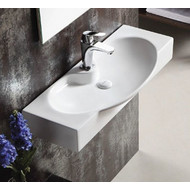 Раковина на столешницу или для установки на кронштейны CeramaLux N 80 см STR4282B фото 