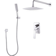 Душевая система для душа Lemark Allegro LM5929CW, хром/белый фото 