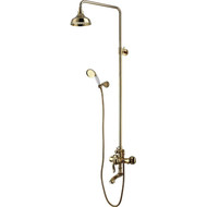 Душевая стойка для ванны Lemark Brava LM4762G, золото фото 