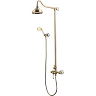 Душевая стойка Lemark Villa LM4860B, бронза фото 