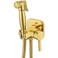 Набор для гигиенического душа Lemark Solo LM7165G, золото фото 