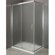 Душевое ограждение BelBagno 120x90 см UNO-AH-1-120/90-P-Cr, хром/текстурное фото 