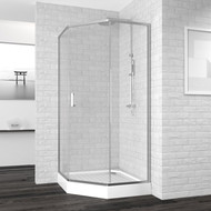 Душевое ограждение RGW PA-86 100x100 см 38088600-11, хром/прозрачное фото 